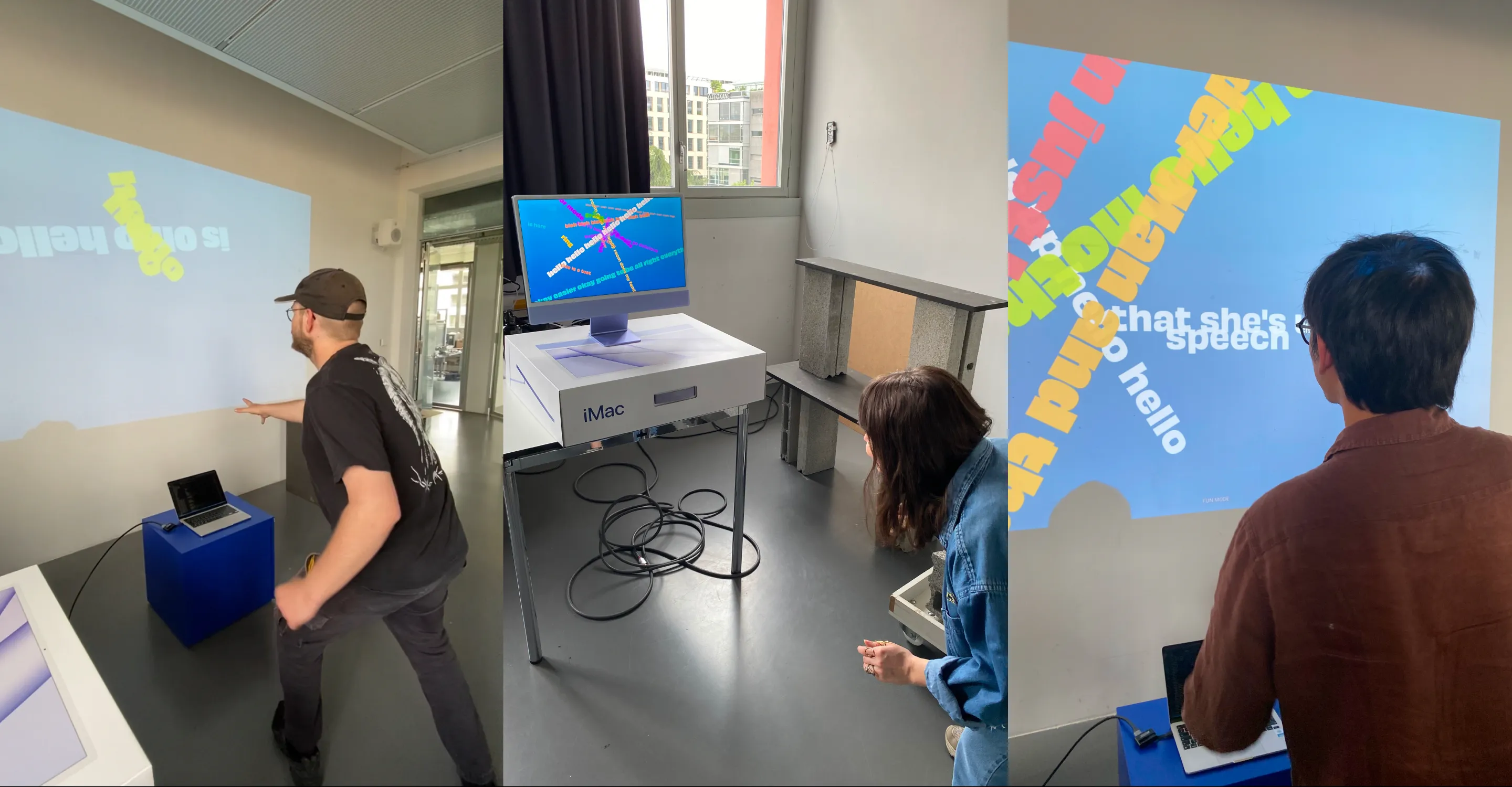 Enzo interacting with Genesis.